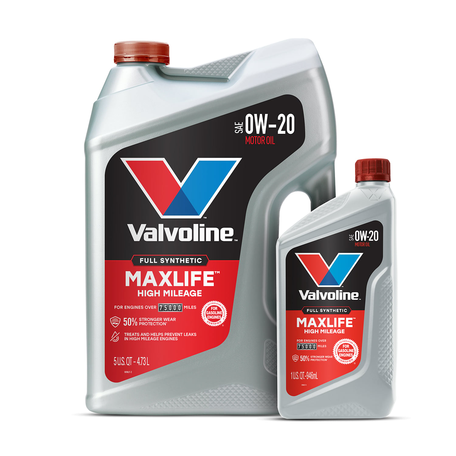 MaxLife Full Synthetic High Mileage SAE 0W-20 Motor Oil